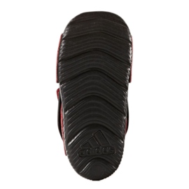 Sandálias Adidas Spider Man AltaSwim Jr BY2610 preto vermelho 2