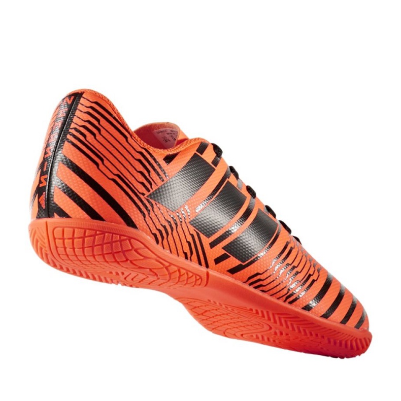 Tênis indoor adidas Nemeziz 17.4 In Jr S82467 multicolorido laranja 1