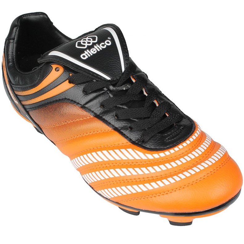 Chuteiras de futebol Atlético Fg Jr 14-1216 multicolorido laranja 2