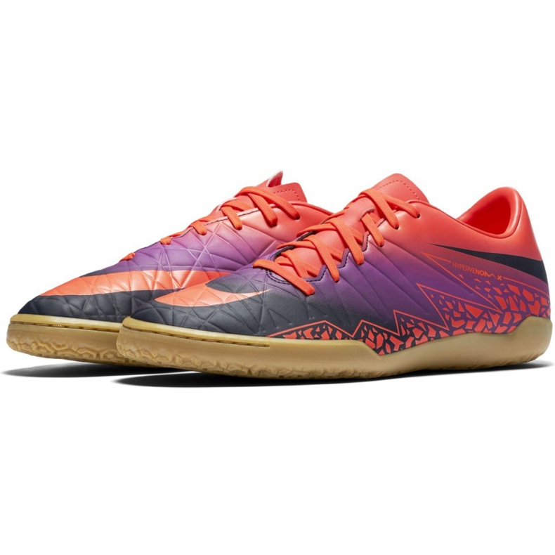 Tênis indoor Nike Hypervenom Phelon Ii Ic M 749898-845 multicolorido laranja 2