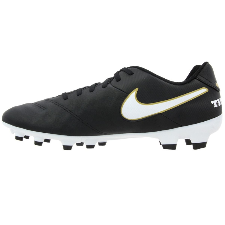 Chuteira Nike Tiempo Genio II Couro Fg M 819213-010 preto preto 1