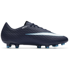 Chuteiras de futebol Nike Hypervenom Phelon Iii Fg M 852556-414 azul marinho azul marinho 1