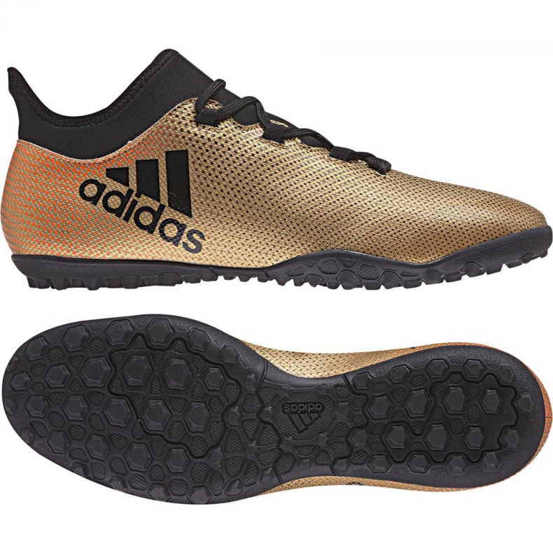 Chuteira Adidas X Tango 17.3 Tf M CP9135 multicolorido dourado 1