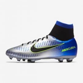 Chuteiras Nike Mercurial Victory Vi Df Neymar Fg Jr 921486-407 multicolorido prata 1