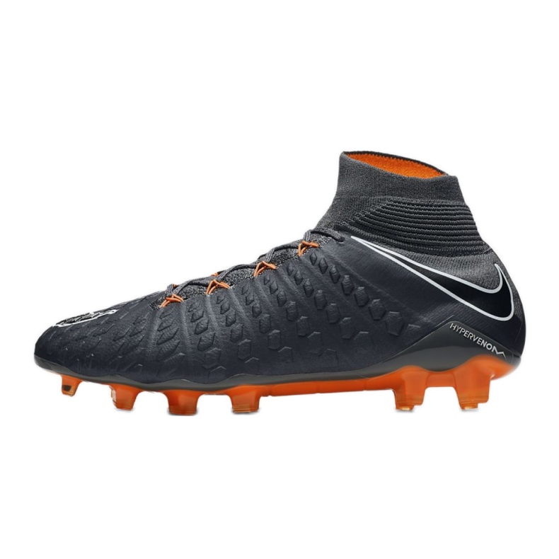 Chuteiras de futebol Nike Hypervenom Phantom 3 Elite Df Fg M AH7270-081 cinza cinza 1