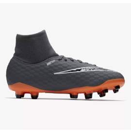 Chuteiras Nike Hypervenom Phantom 3 Academy Df Fg Jr AH7287-081 multicolorido cinza 1