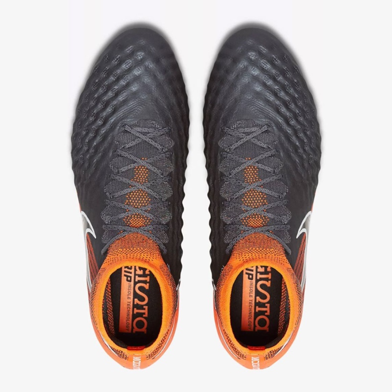 Chuteiras de futebol Nike Magista Obra 2 Elite Ac Sg Pro M AH7304-080 cinza cinza 2