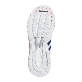 Tênis de corrida adidas Adizero Boston 6 W BB6418 branco azul marinho laranja 1