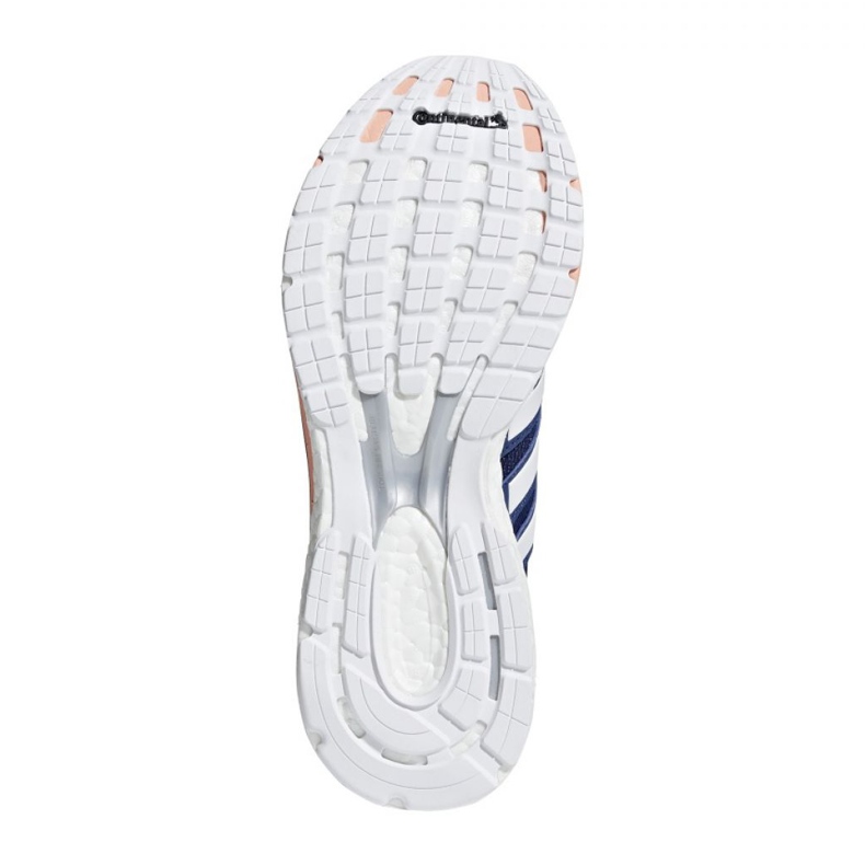 Tênis de corrida adidas Adizero Boston 6 W BB6418 branco azul marinho laranja 1