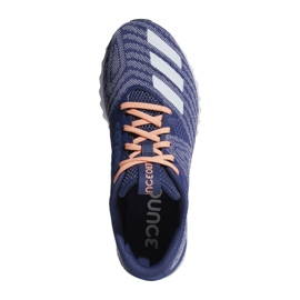 Tênis de corrida adidas Aerobounce Pr W CG4647 azul marinho 1