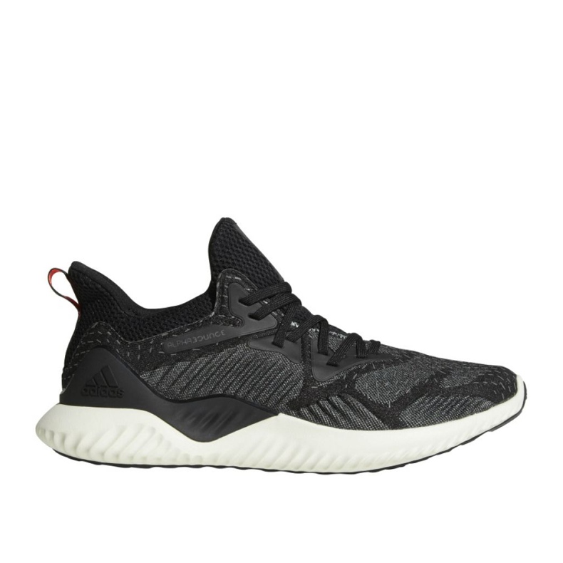 Tênis de corrida adidas Alhpabounce Beyond M DB1124 branco preto cinza 1