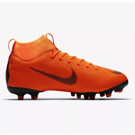 Chuteiras Nike Mercurial Superfly 6 Academy Gs Mg Jr AH7337-810 multicolorido laranja 1
