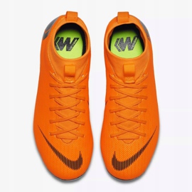 Chuteiras Nike Mercurial Superfly 6 Academy Gs Mg Jr AH7337-810 multicolorido laranja 2