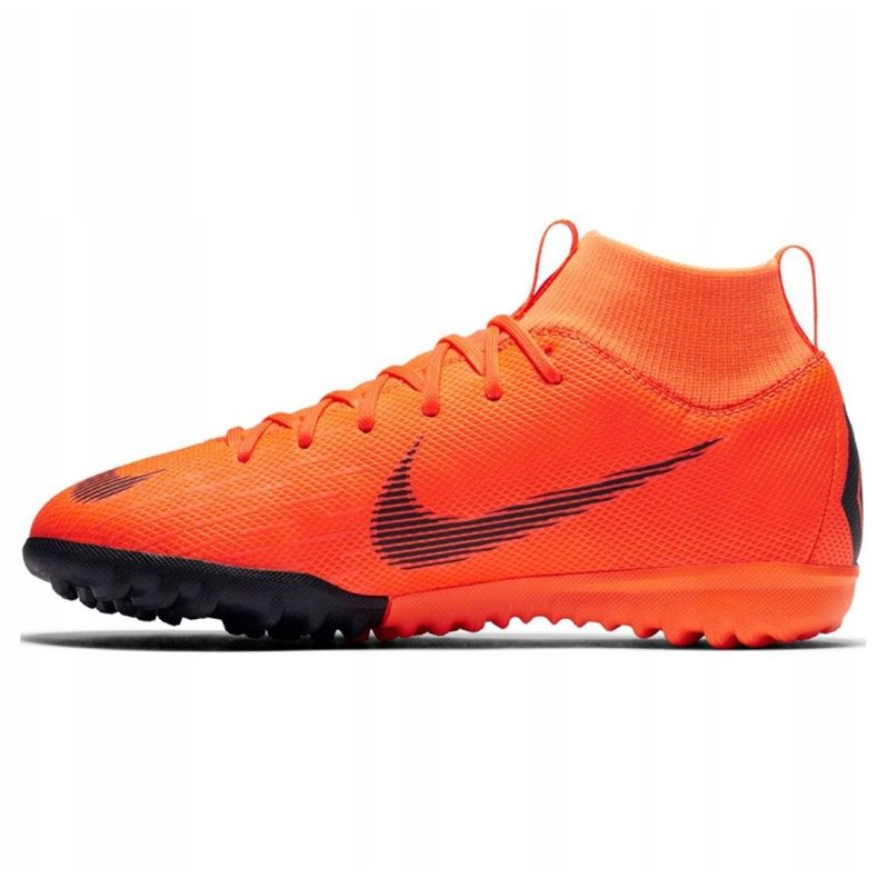Chuteiras Nike Mercurial SuperflyX 6 Academy Gs Tf Jr AH7344-810 laranja laranja 1 Chuteiras Nike Mercurial SuperflyX 6 Academy Gs Tf Jr AH7344-810 laranja laranja 1