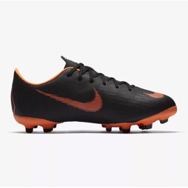 Chuteiras de futebol Nike Mercurial Vapor 12 Academy Gs Mg Jr AH7347-081 preto preto 1