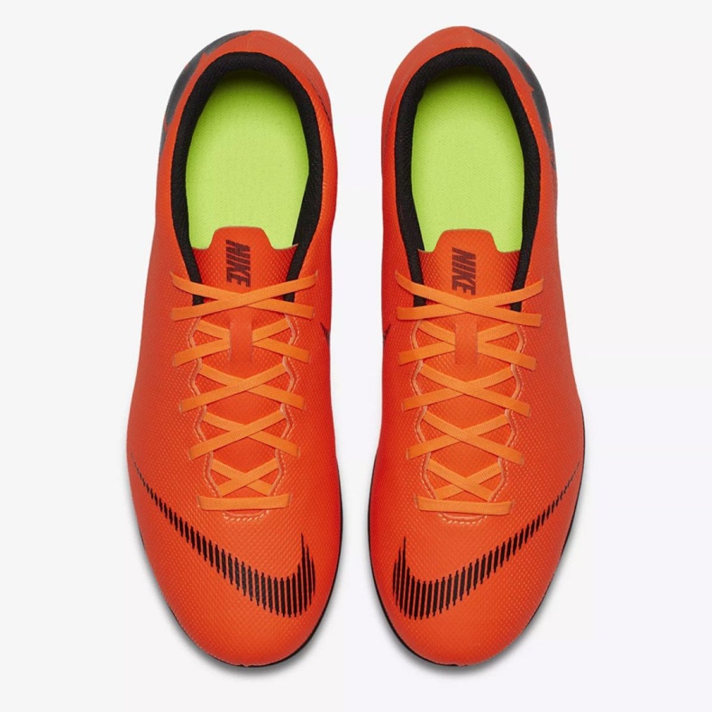 Chuteiras de futebol Nike Mercurial Vapor 12 Club M AH7378-810 multicolorido vermelho 2
