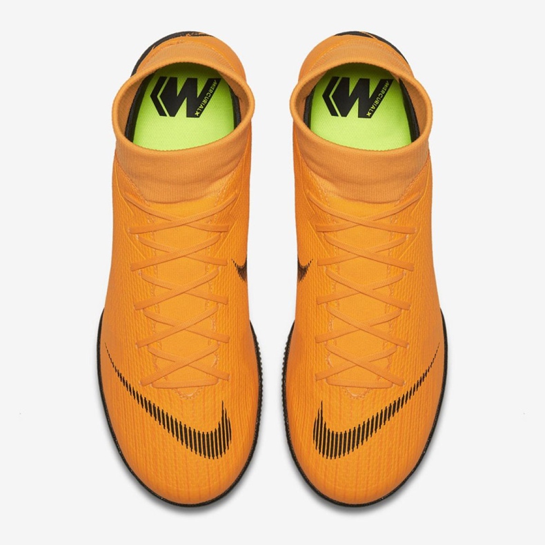 Tênis indoor Nike Merurial Superflyx 6 Academy Ic M AH7369-810 multicolorido laranja 2