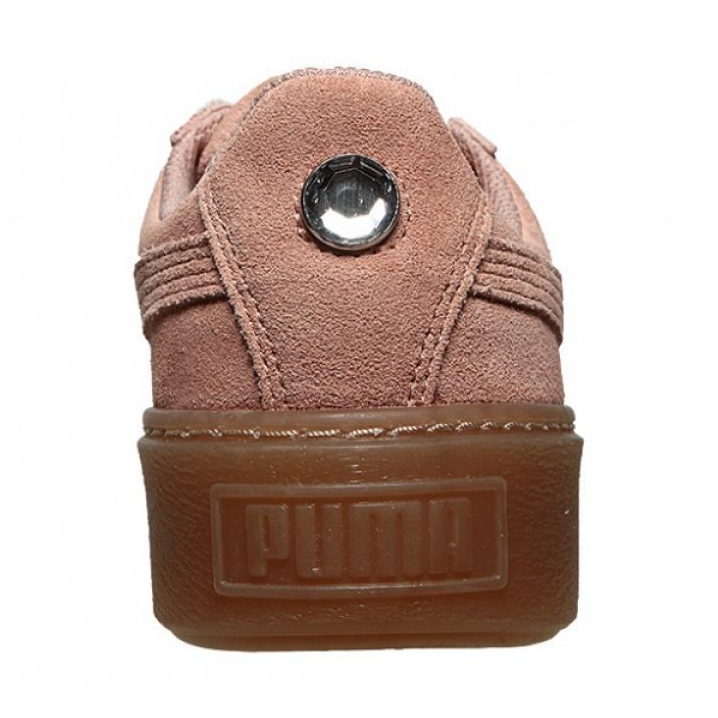 Puma Camurça Plataforma Jewel Jr 365131 01 bege rosa 1