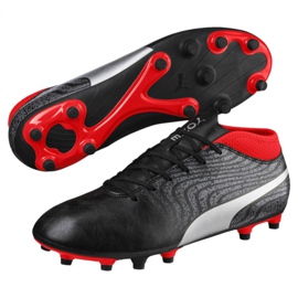 Chuteiras de futebol Puma One 18,4 Fg M 104556 01 preto preto 1