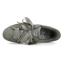 Puma Suede Heart Pebble W 365210 02 verde 2