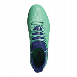 Chuteiras Adidas X 17.2 Fg M CP9189 multicolorido verde 2
