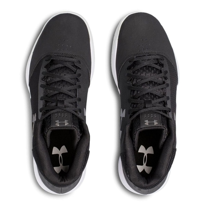 Tênis de basquete Under Armour Jet Mid M 3020224-001 preto preto 1