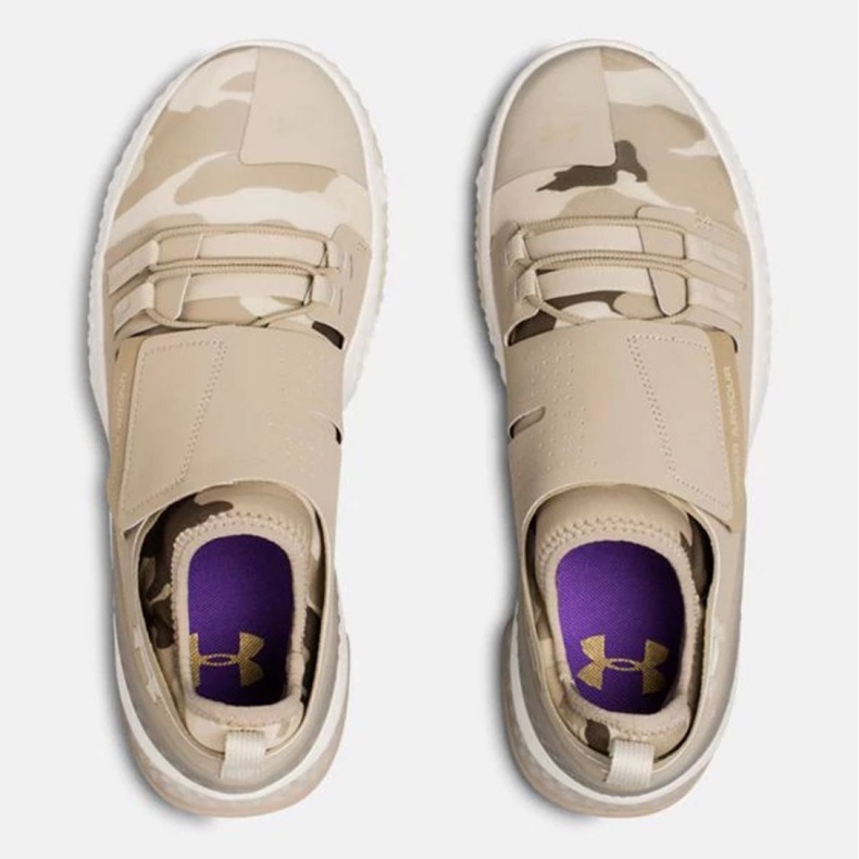 Under Armour Architech 3Di Valor M 3000 368-200 tênis de treinamento bege 2