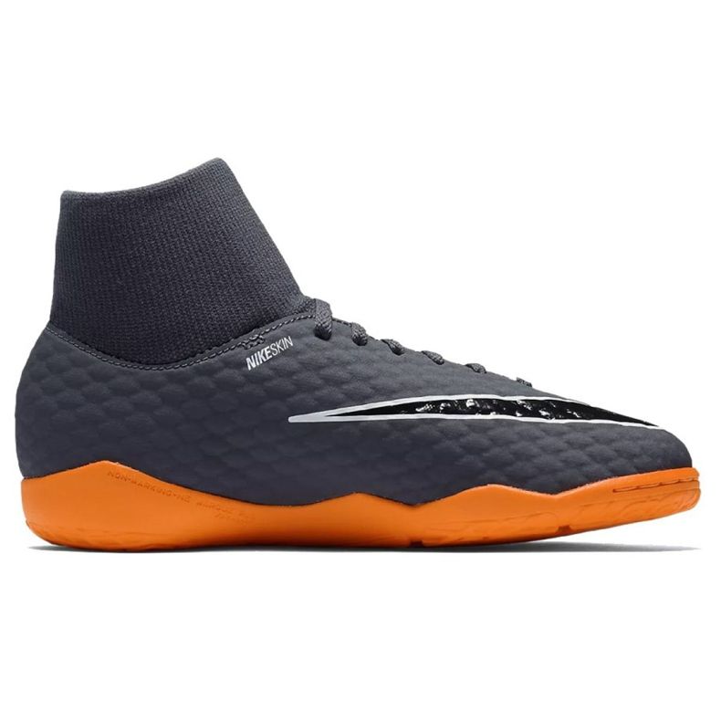 Nike Hyphantomx 3 Academy Df Ic Jr AH7291-081-S cinza cinza 1