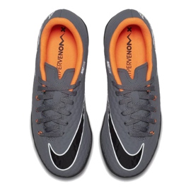 Chuteiras de futebol Nike Hypervenom PhantomX 3 Academy Tf Jr AH7294-081-S cinza cinza 2