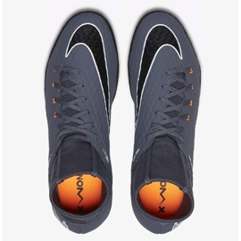 Chuteiras de futebol Nike Hypervenom PhantomX 3 Academy Df Tf M AH7276-081-S cinza cinza 2