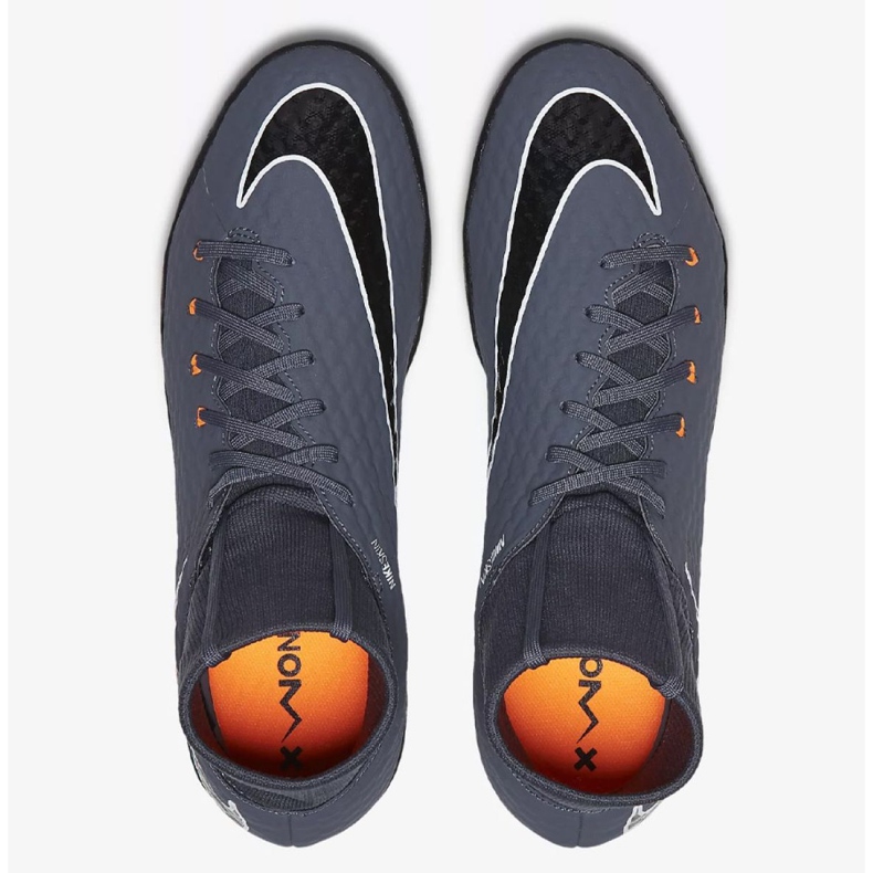 Chuteiras de futebol Nike Hypervenom PhantomX 3 Academy Df Tf M AH7276-081-S cinza cinza 2