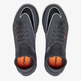Chuteiras de futebol Nike Hypervenom PhantomX 3 Academy Df Tf Jr AH7293-081-S cinza cinza 2