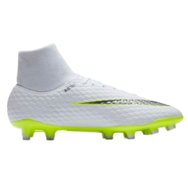 Chuteiras de futebol Nike Hypervenom Phantom 3 Academy Df Fg M AH7268-107 multicolorido branco 1