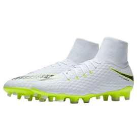 Chuteiras de futebol Nike Hypervenom Phantom 3 Academy Df Fg M AH7268-107 multicolorido branco 2