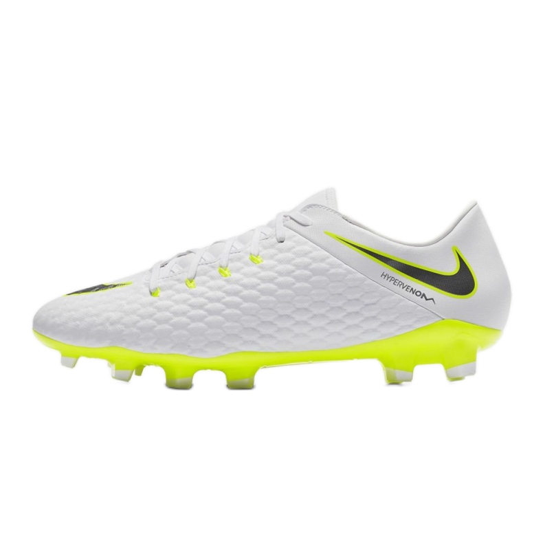 Chuteira de futebol Nike Hypervernom Phantom 3 Academy Fg M AJ4120-107 branco branco 1