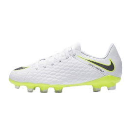 Chuteiras de futebol Nike Hypervenom Phantom 3Academy Fg Jr AJ4119-107 multicolorido branco 1