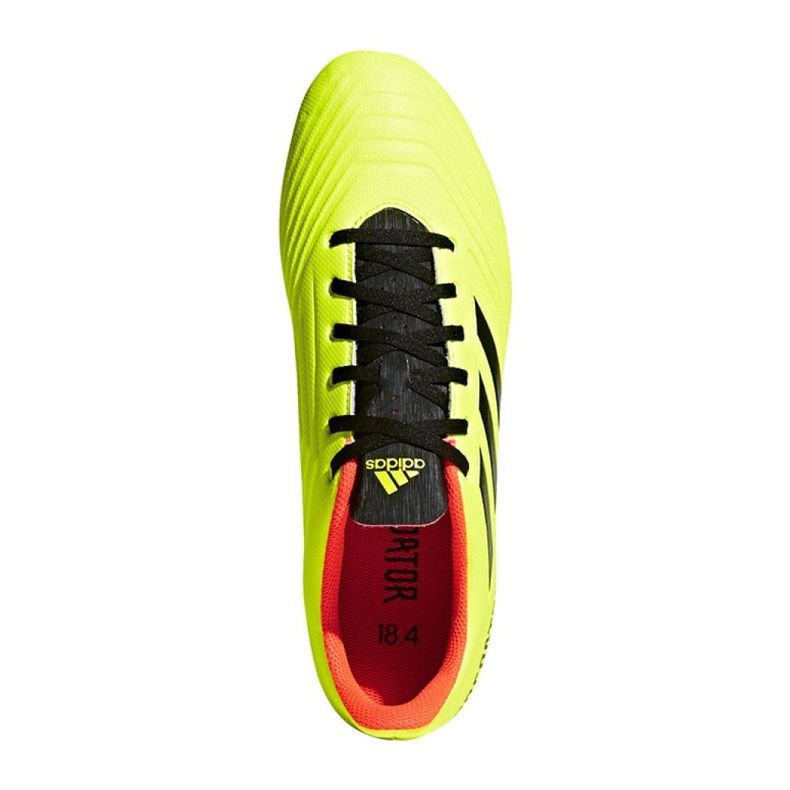Chuteiras Adidas Predator 18.4 FxG M DB2005 multicolorido amarelo 2