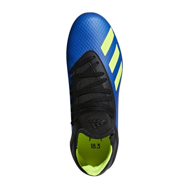 Chuteira Adidas X 18.3 Fg Jr DB2416 azul marinho azul 1 Chuteira Adidas X 18.3 Fg Jr DB2416 azul marinho azul 1