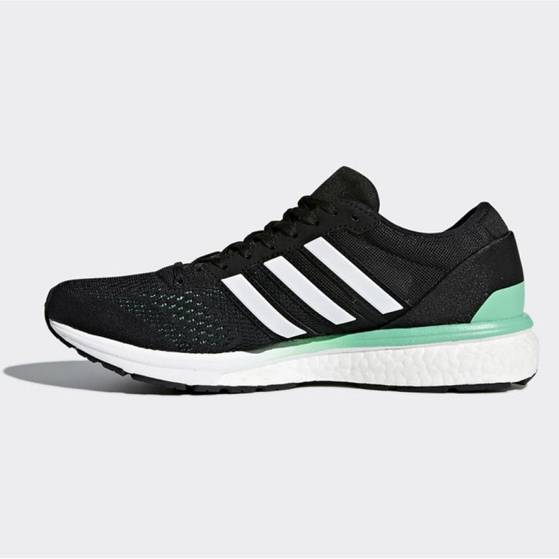 Tênis de corrida adidas Boston 6 W BB6421 preto verde 1