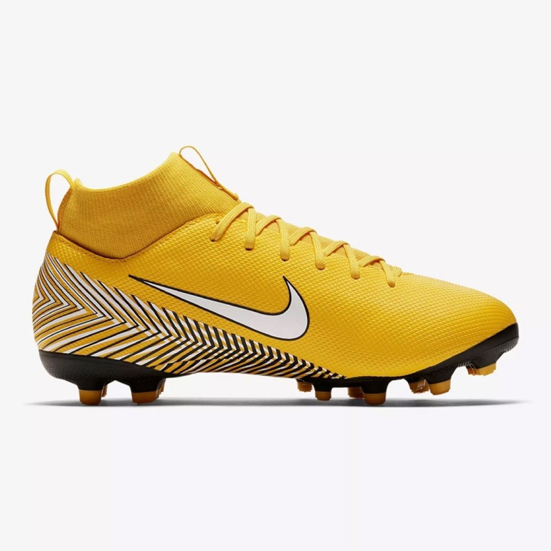 Chuteiras de futebol Nike Mercurial Superfly 6 Academy Mg Jr AO2895-710 multicolorido amarelo 1