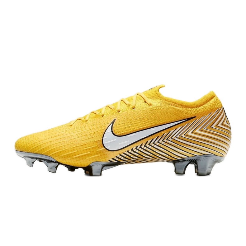 Chuteiras de futebol Nike Merurial Vapor 12 Elite Neymar Fg M AO3126-710 amarelo amarelo 1