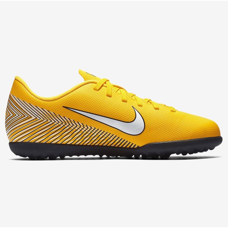 Chuteiras Nike Mercurial Vapor 12 Club Neymar Tf Jr AO9478-710 amarelo amarelo 1