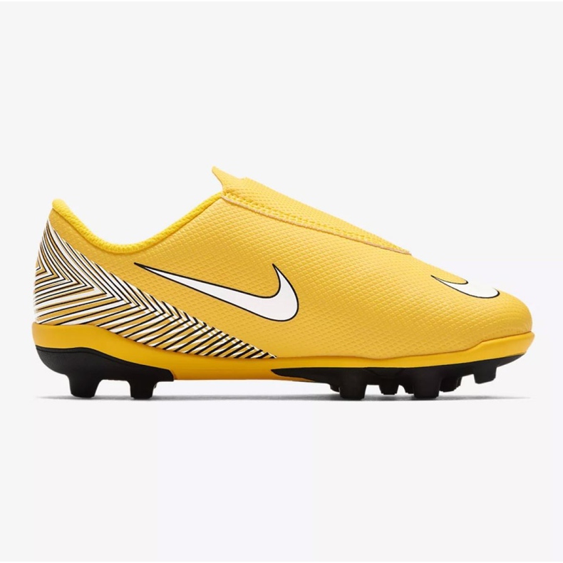 Nike Mercurial Vapor 12 (V) Ps Neymar FG / MG Jr AO2897-710 chuteiras amarelo amarelo 1