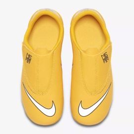 Nike Mercurial Vapor 12 (V) Ps Neymar FG / MG Jr AO2897-710 chuteiras amarelo amarelo 2