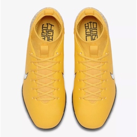 Chuteiras Nike Mercurial Superfly 6 Academy Gs Neymar Tf Jr AO2887-710 amarelo amarelo 2