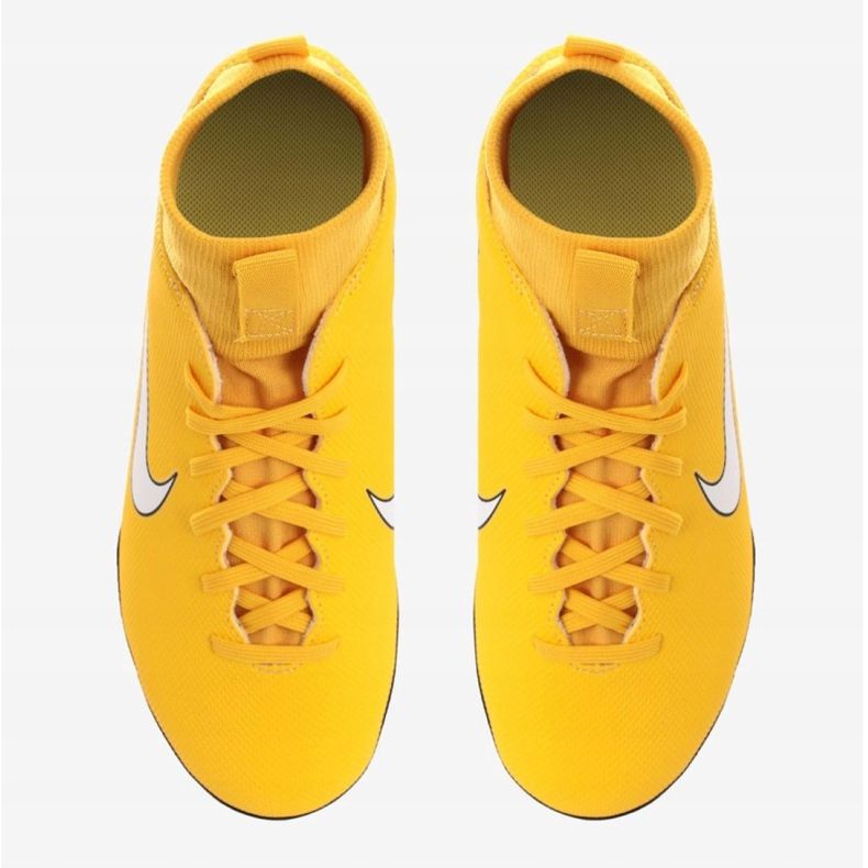 Sapatos de interior Nike Mercurial SuperflyX 6 Club Neymar Ic Jr AO2891-710 multicolorido amarelo 2