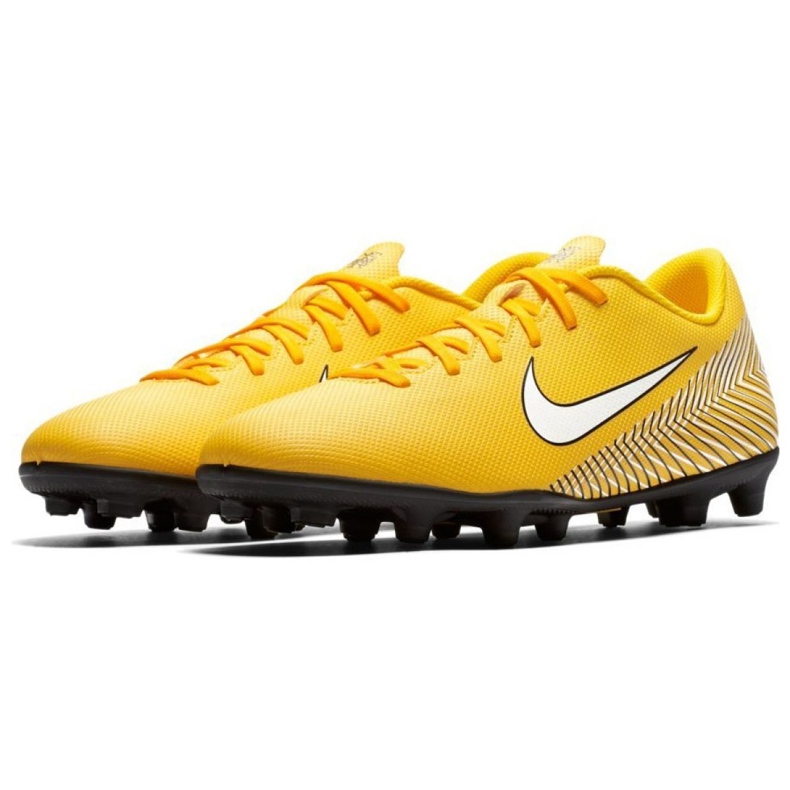 Chuteiras Nike Mercurial Vapor 12 Club Neymar Mg M AO3129-710 multicolorido amarelo 1