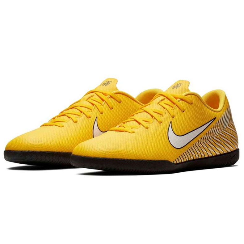 Tênis indoor Nike Mercurial VaporX 12 Club Neymar Ic M AO3120-710 amarelo amarelo 1