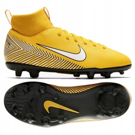Chuteiras Nike Mercurial Superfly 6 Club Neymar Mg Jr AO2888-710 multicolorido amarelo 1