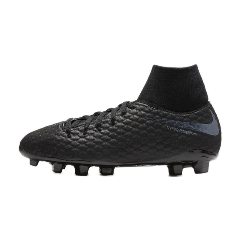 Chuteiras de futebol Nike Hypervenom Phantom 3 Academy Df Fg Jr AH7287-001 preto preto 1